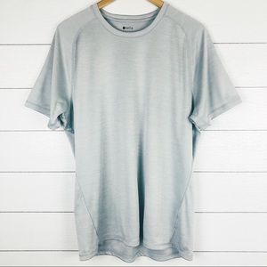 ZELLA Gray Athletic Shirt Sleeve Shirt Large